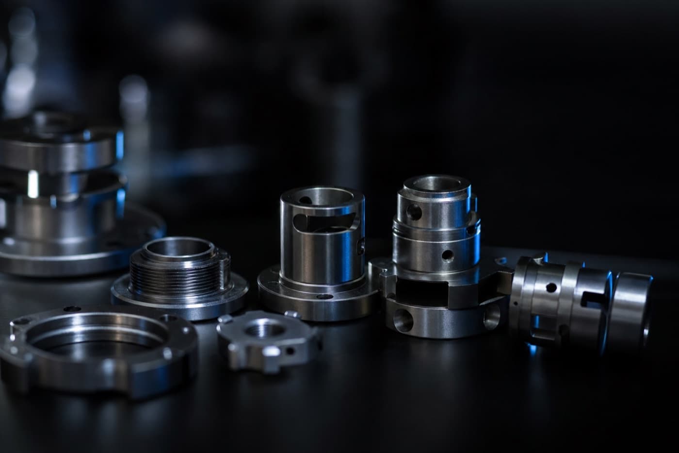 CNC short-turned parts in the Marquart production